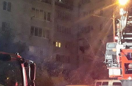 На пожаре в Севастополе эвакуировали 96 человек